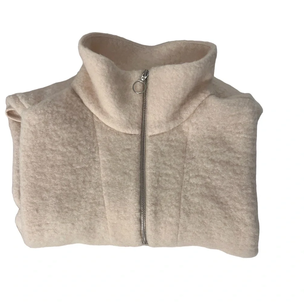 & Other Stories 100% Wool Half Zip Oversized Sweater Size XS - Picture 5 of 7